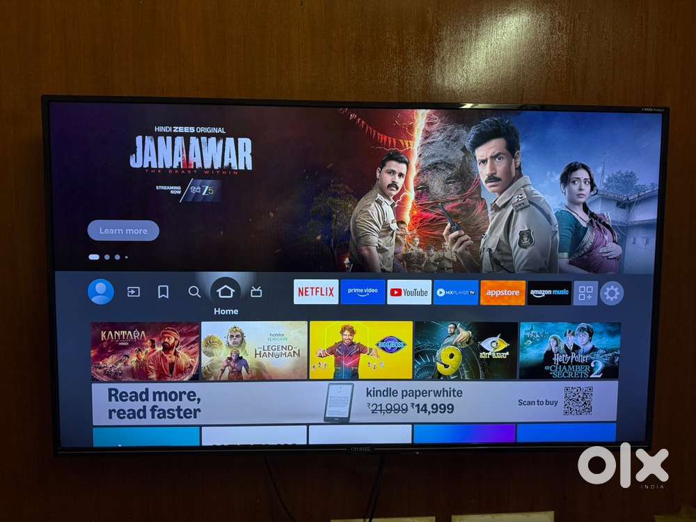 One month 50 inch croma tv and ps5