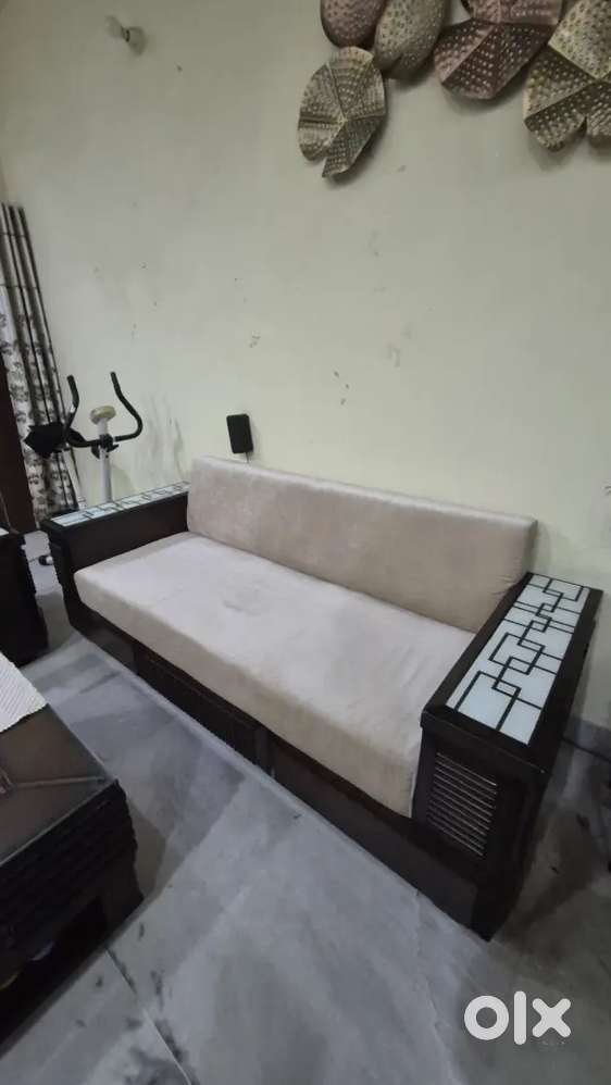 Sofa with centre table