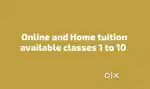 Online and Home tuition available for classes 1 to 10