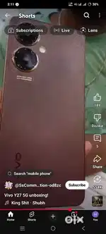 Vivo y 27  niw mobile
