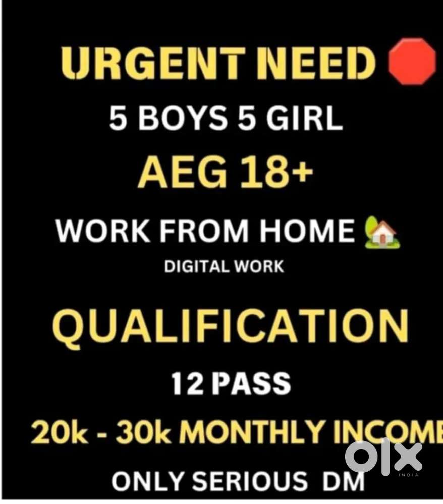 Part Time Work From Home – Daily ₹1500–2000 Income