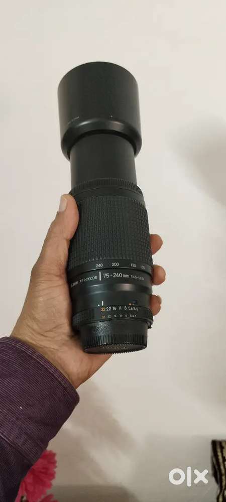 Nikon 75x240, 50mm f1.8,canon 18x135 STM