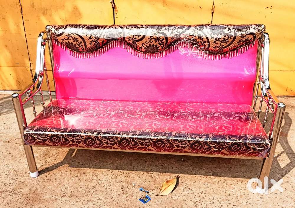 New IRON & STEEL BED, SOFA, DINING TABLE,