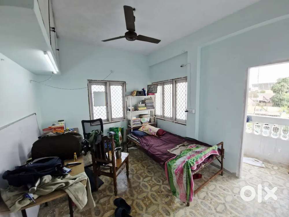 For Male- A room with balcony vacant in 2BHK flat