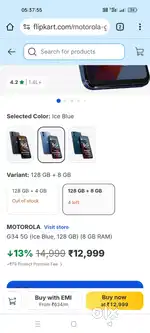 Moto g34 5g 8/128 and realme8 4g 8/128