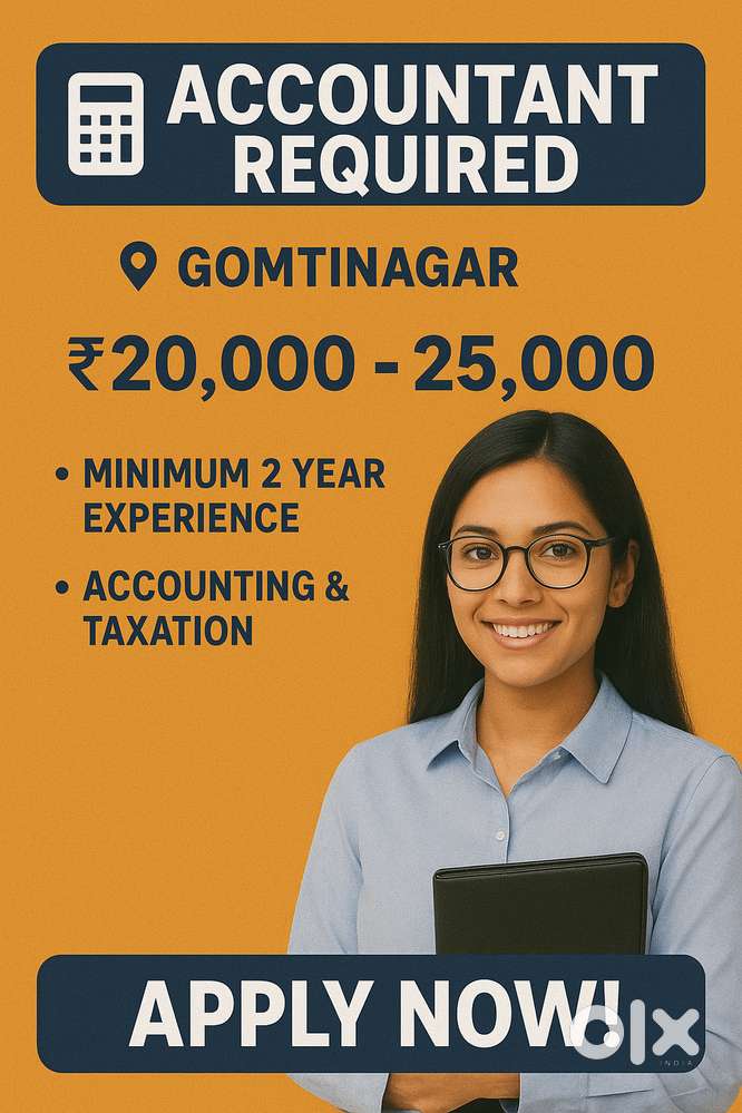 Accountant Required – Join Our Team!