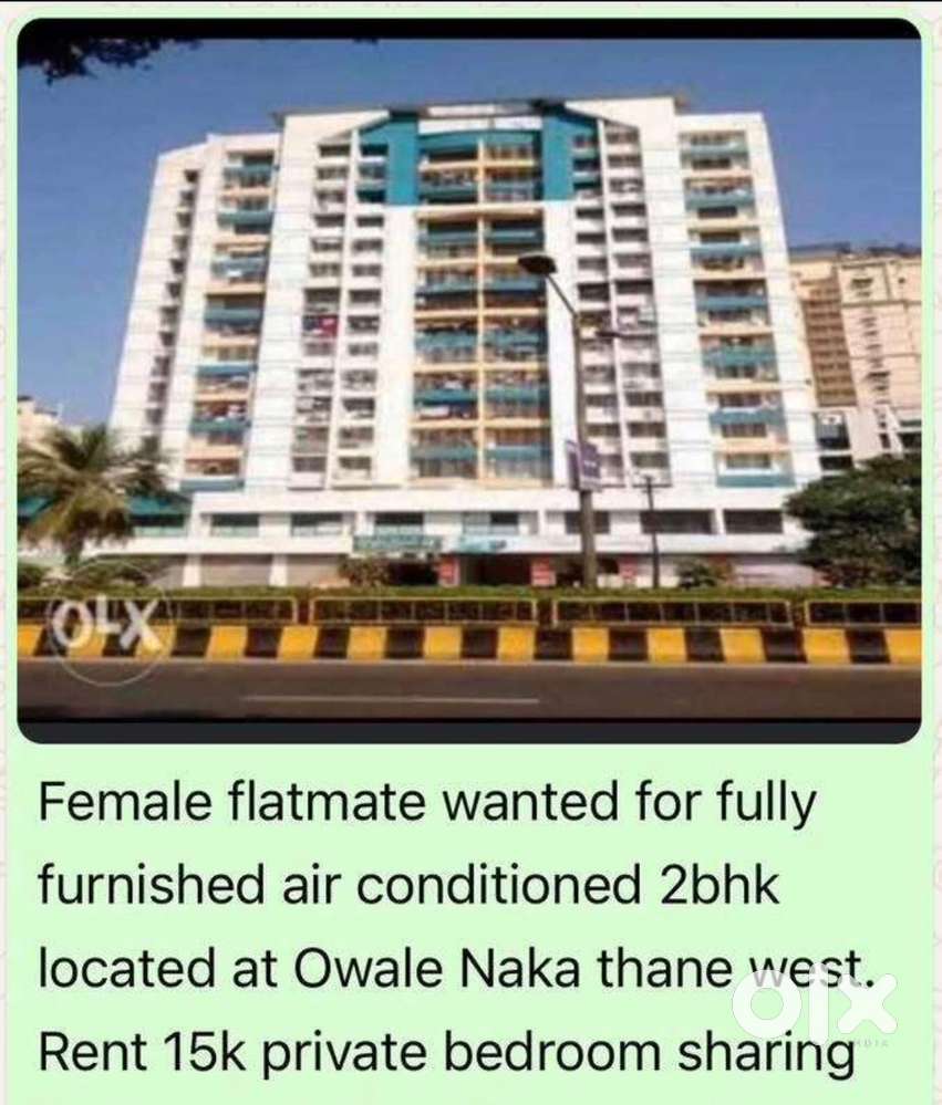Female flatmate needed single occupancy for 2bhk