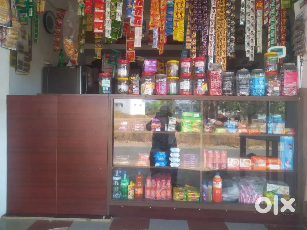 Showcase table for shop