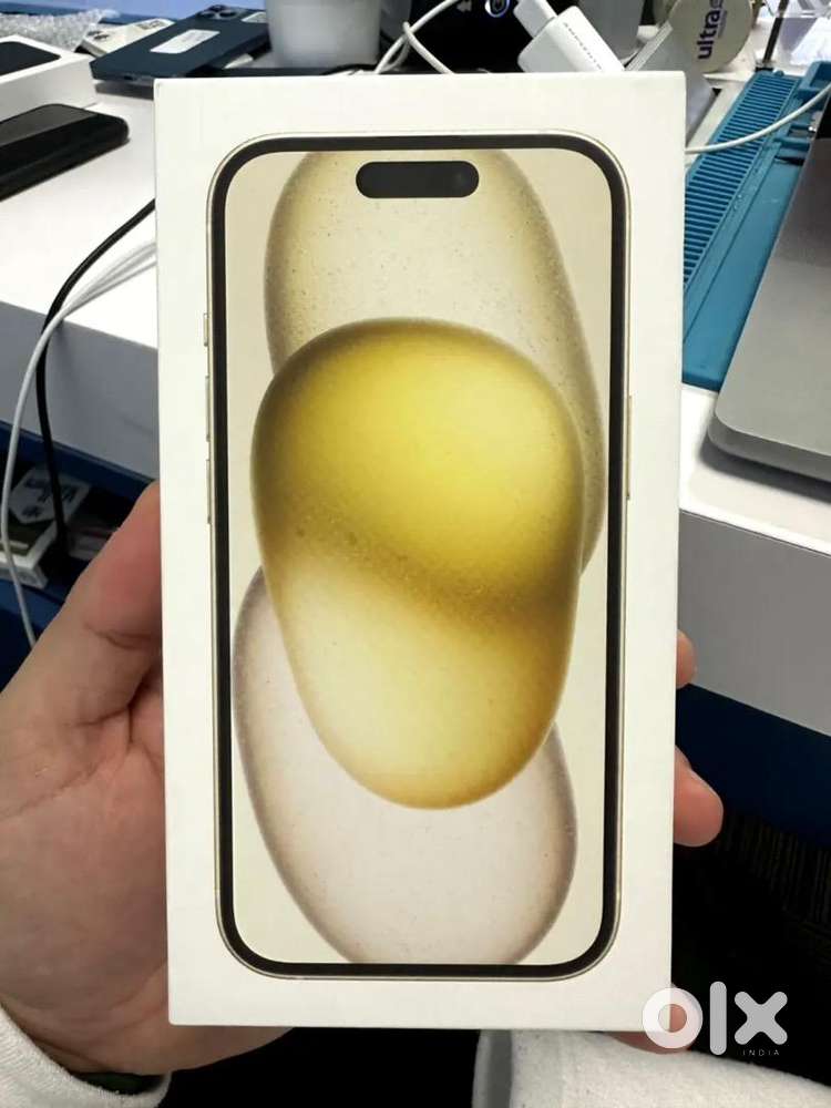 Brand New Sealed Apple iPhone 15, 128GB, Yellow, Indian, FIX PRICE
