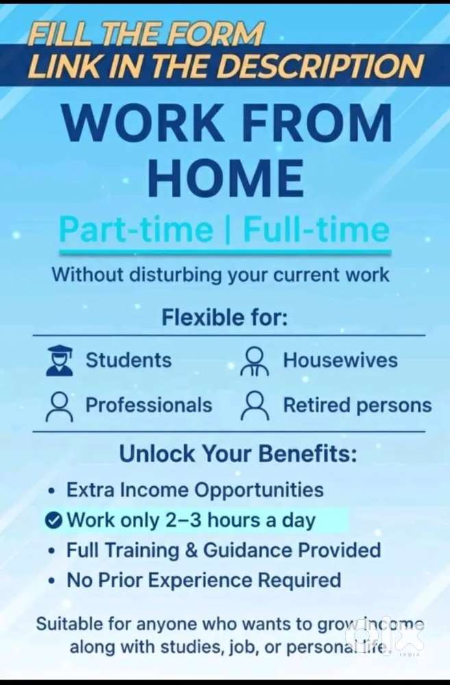 Work from home opportunity