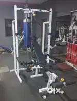 Squat rack cum home gym