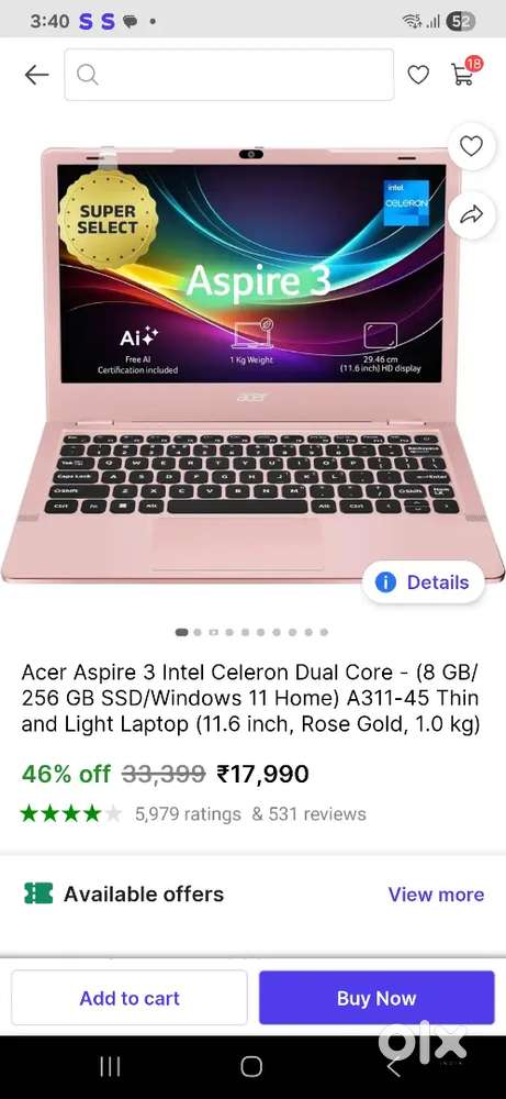 Laptop.new.not use.Just buy