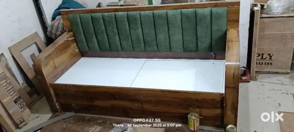 Sofa with storage box & pillow
