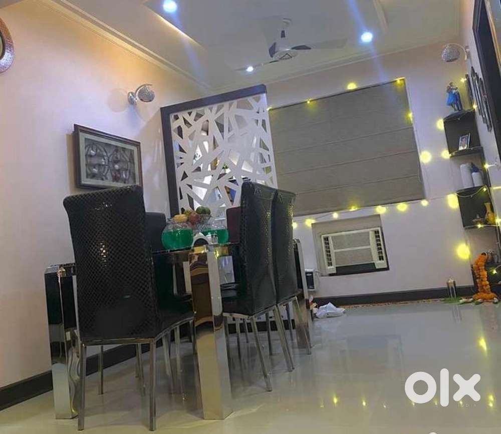 Italian Marble table with SS finish