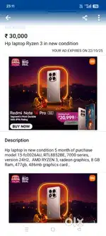 HP laptop  Good quality