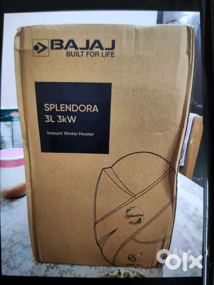 Bajaj Geyser 3 liter Brand new packed (not used original)