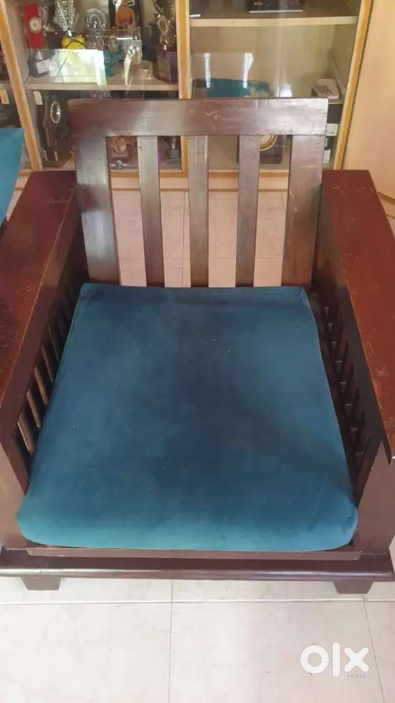 Teak wood 2 sofa chair