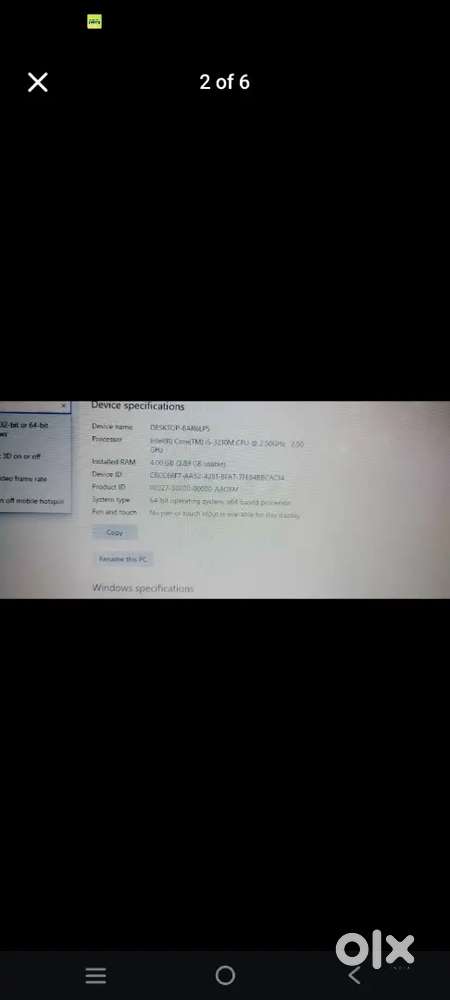 Toshiba lap top