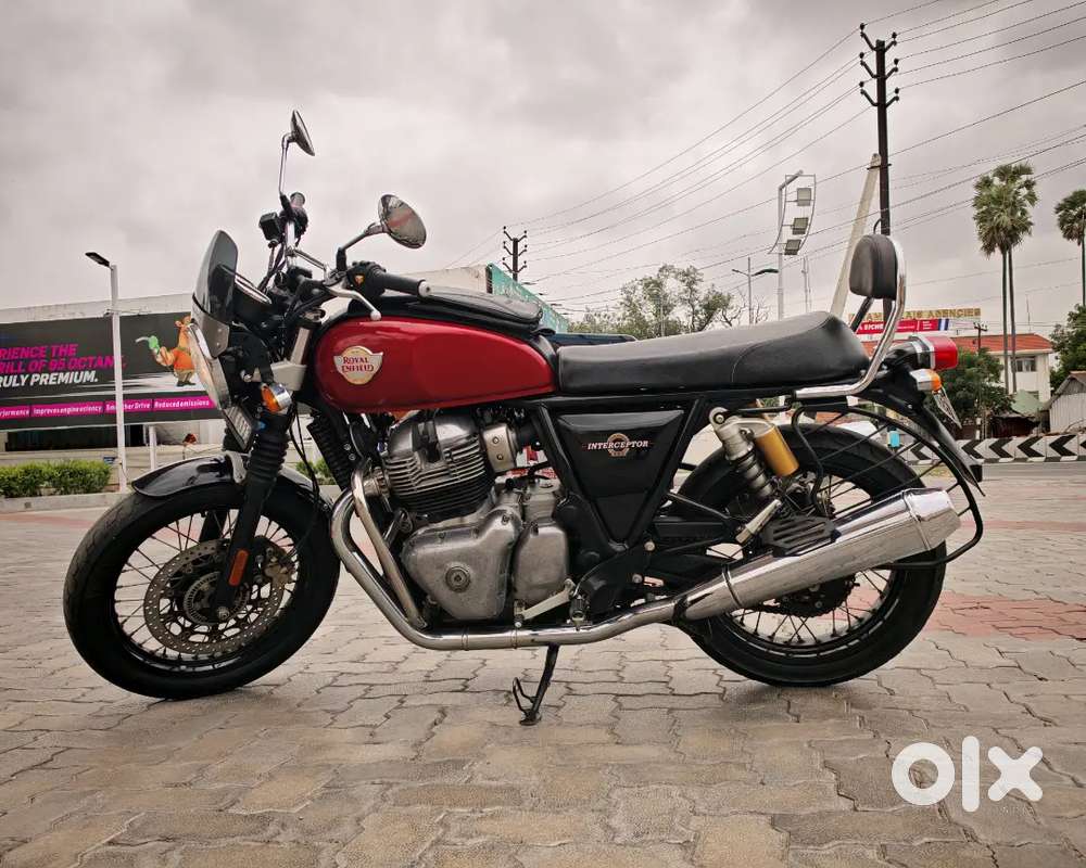 Royal Enfield Interceptor 650 2022 Cyan Red