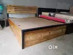URBAN LADDER FURNITURE : TEAKWOOD KING BED WITH STORAGE.FLAT 70% OFF