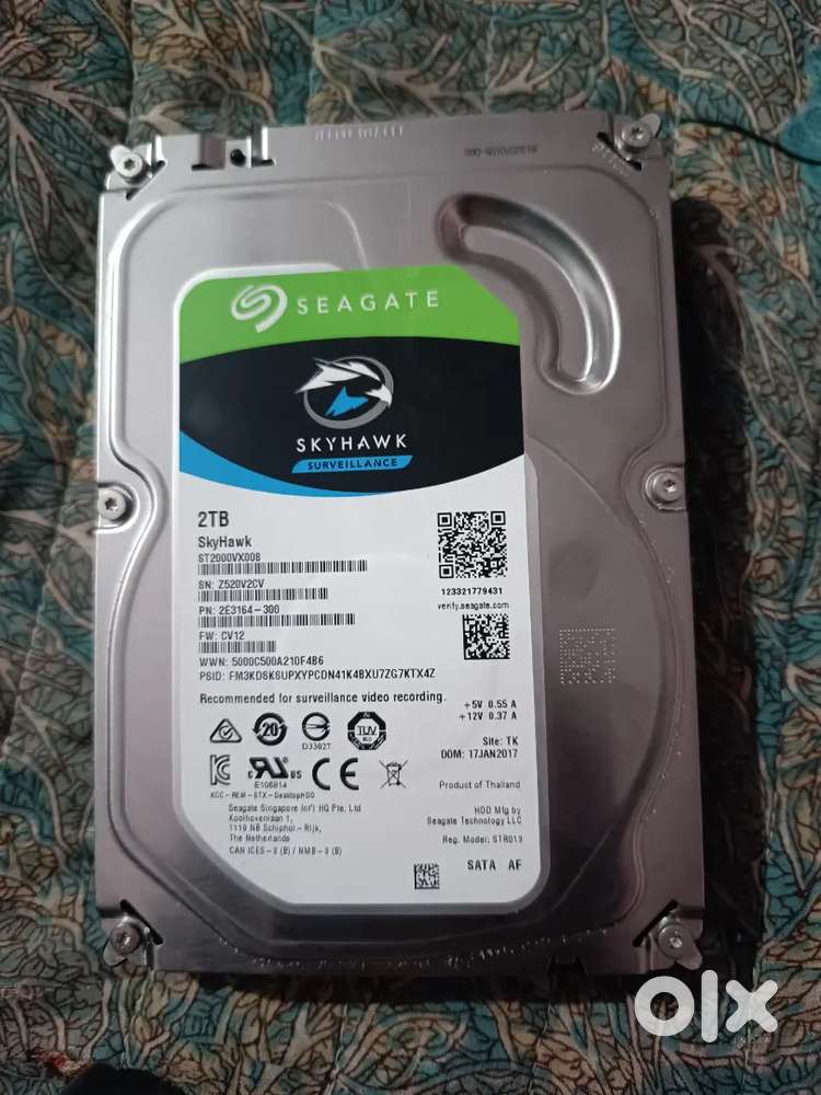 2TB HDD used for storage purpose