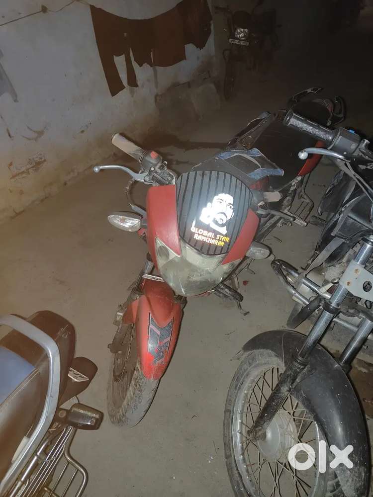 Apache red colour bike