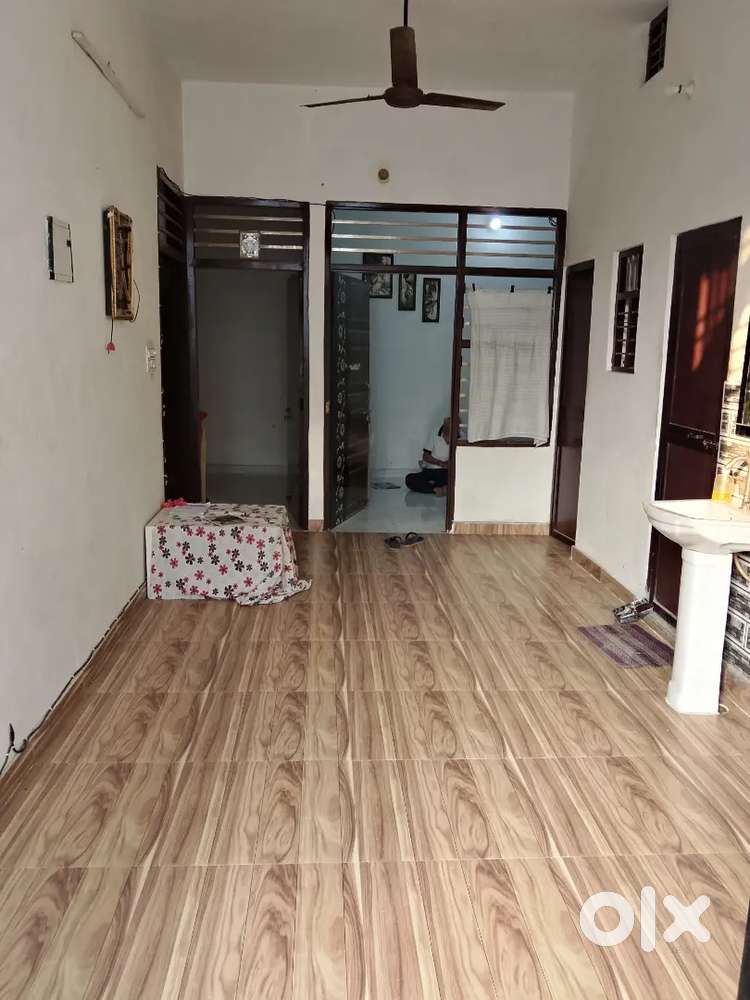 3 room set with sofa set , bathroom geyser attached,one room almirah
