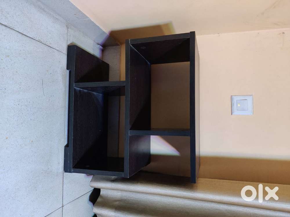 Corner table cum rack for storage