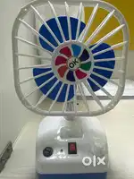Portable Mini High Speed Table fan Rechargable & Lamp Light