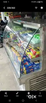 Sweet display fridge counter good condition 5fit