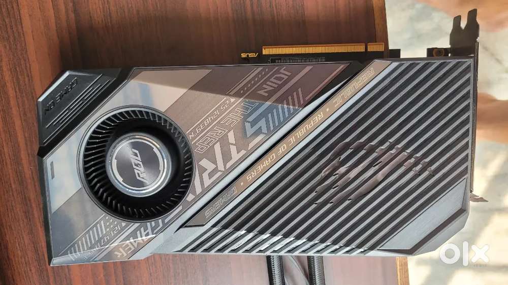 Graphics card asus rog RX6800XT 16 GB  liquid cooled with rgb