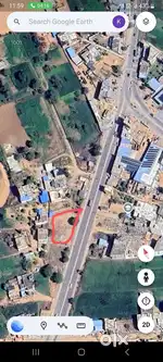 Main road pr khali jagah rent