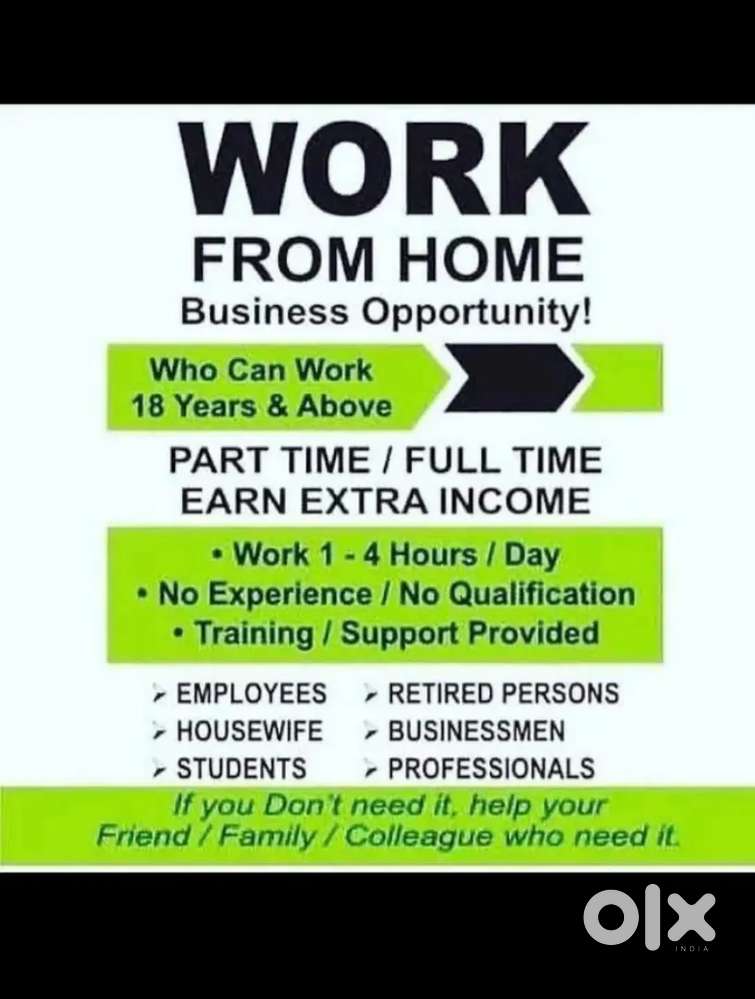 Work from home bussiness opportunity