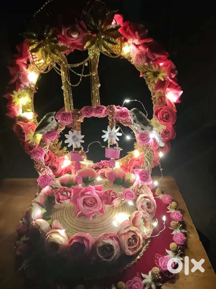 Wooden Lock Theme Engagement Platter