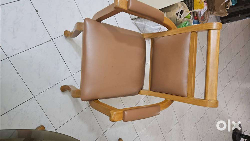 Glass top dining table 6 chairs