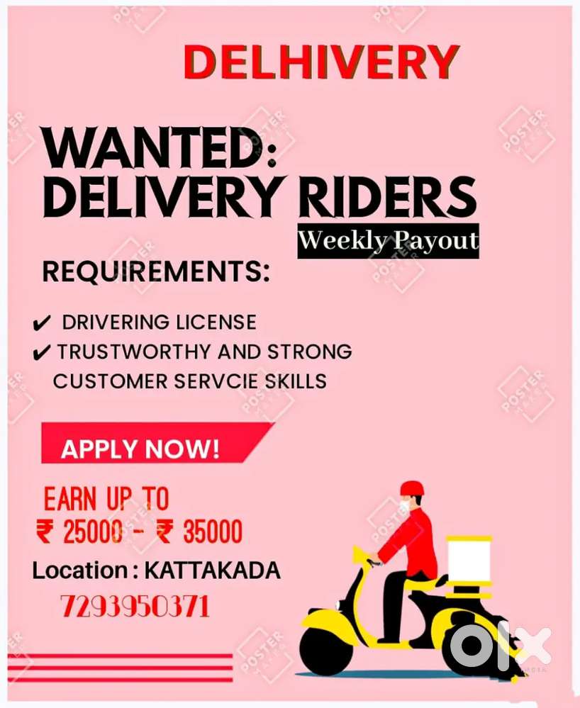 Delivery riders