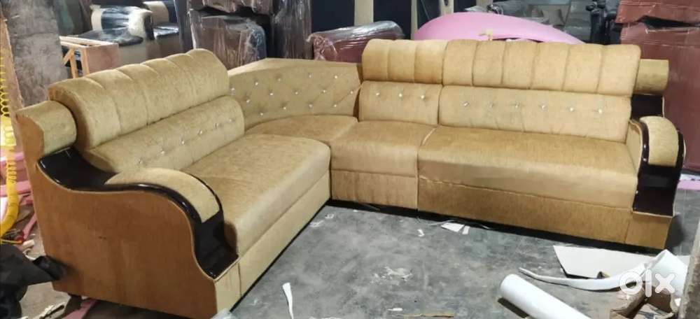 L shape sofa luxury model