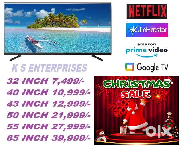 WINTER DHAMAKA 43 INCHES  SMART, 4K UHD LED TV IN 12,999 ONLY.