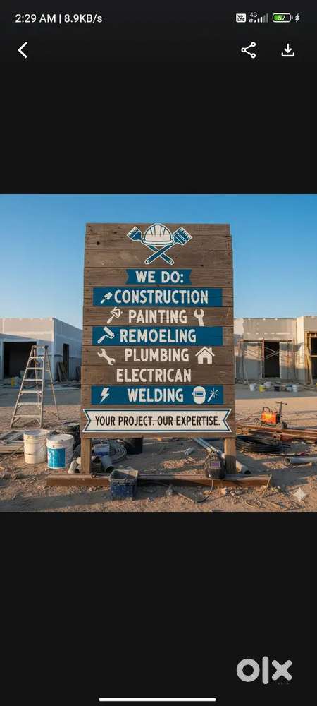 Construction, remodeling ,repair, , plumbing, electrician, welding