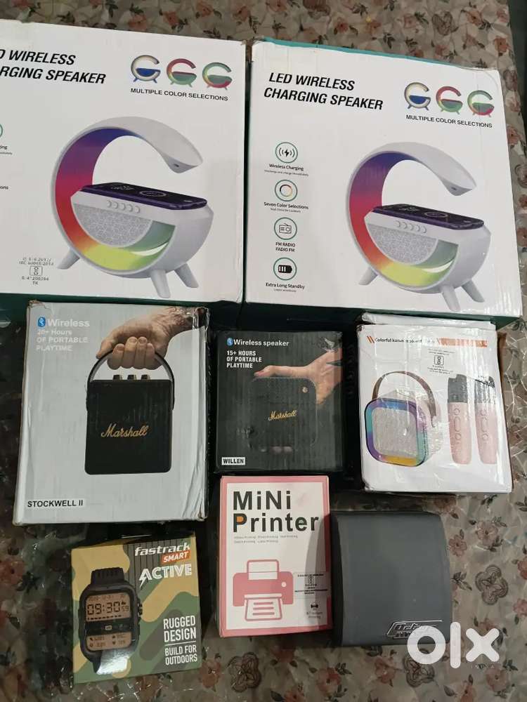 Speakers and watch