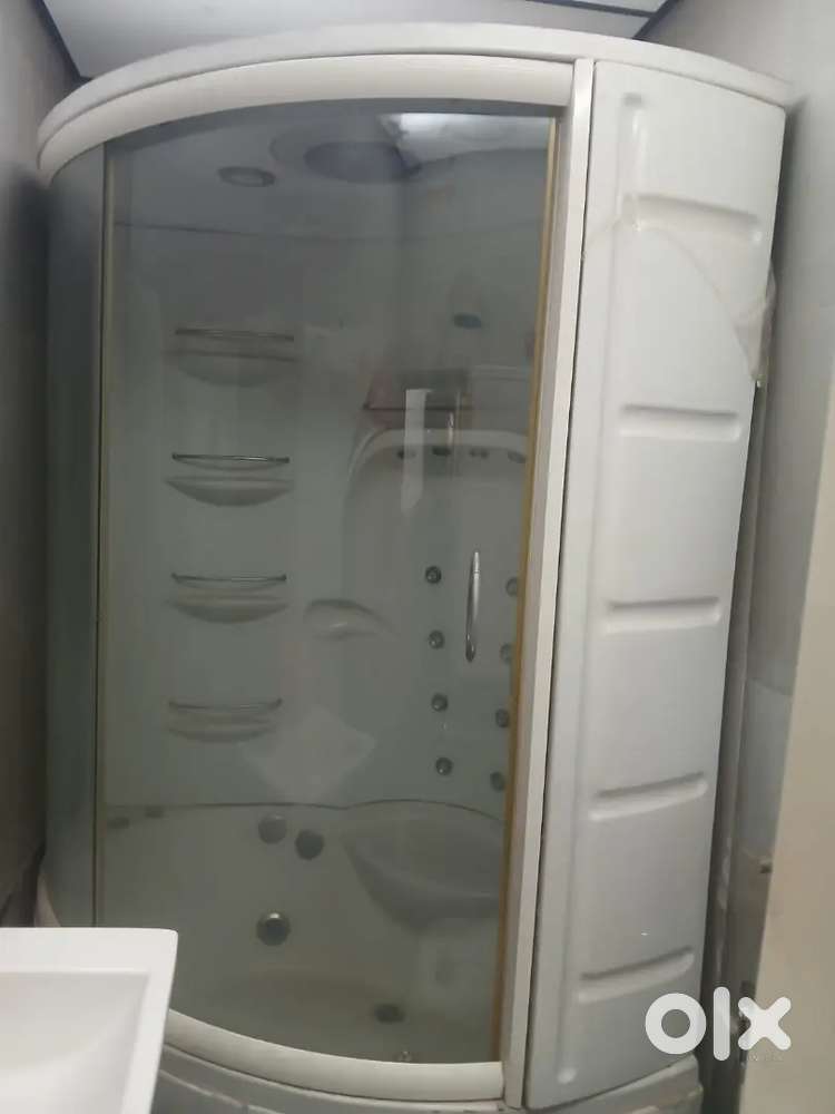 Bathroom steam cubicle with jacuzzi