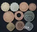 10 Different Old Indian Coins only Rs.650