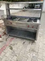 Second hand two burner counter  bhatti available