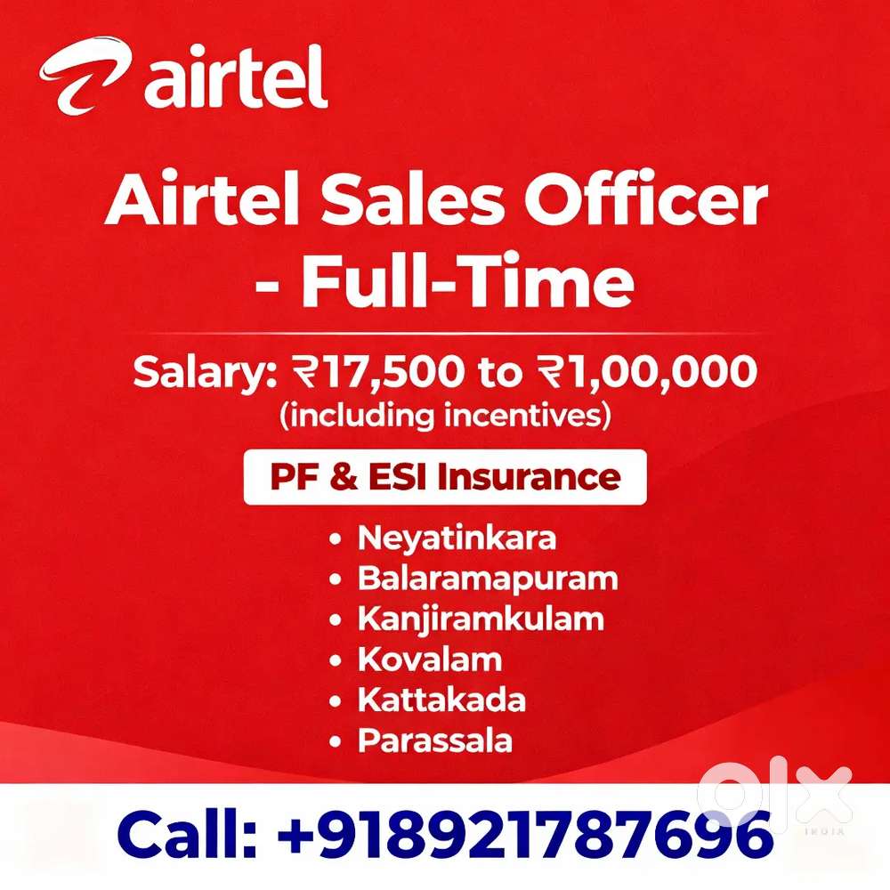 Sales officer in prepaid sales