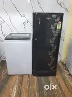Whirlpool latest flower model refrigerator & Whirlpool washing machine