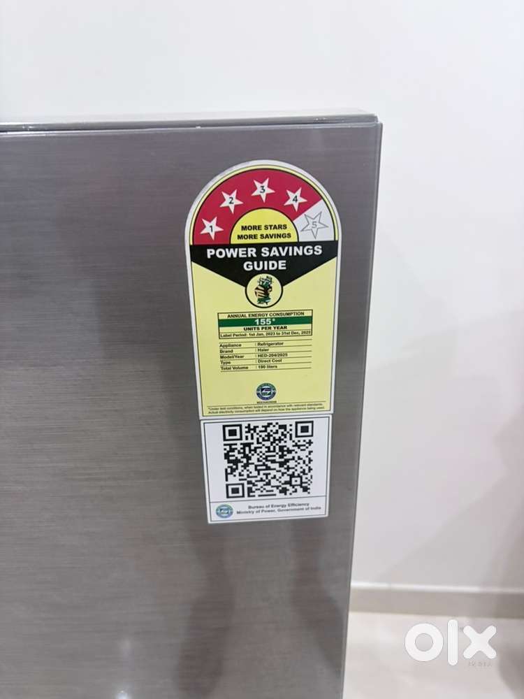 Haier 190 L 4 Star Single Door Refrigerator - With 2-Month Guarantee