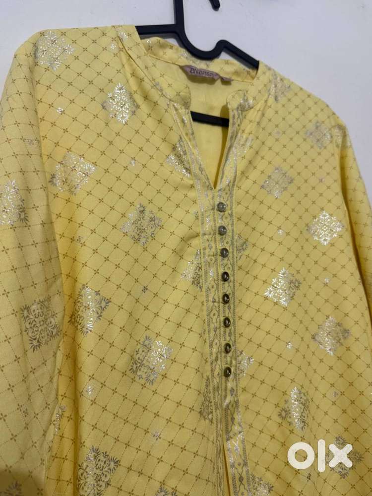 Yellow long Kurta