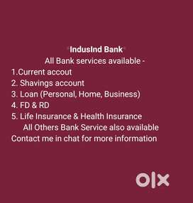Bank services, Account, loan, credit card,