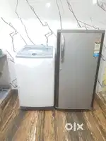 Lg 5 star rating 210 ltrs single door refrigerator and washing machine