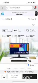 Samsung S3 24inch Monitor FHD